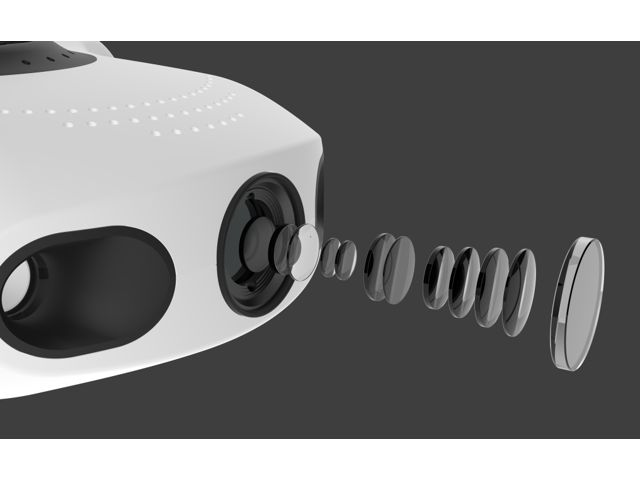 Youcan Robot BW Space Pro Professional Underwater Drone with 6X Zoom 4K UHD Camera for Real Time Viewing,Posture Lock,Stable Signal,100M Tether